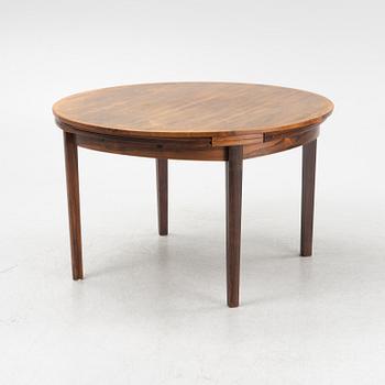 A rosewood veneered 'Flip-Flap' dining table, Dyrlund & Smith, Denmark, 1960's.
