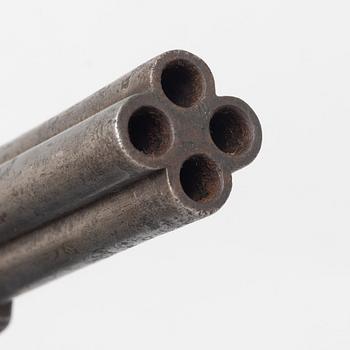 Percussion revolver, Aledalare (?), mid-19th century.