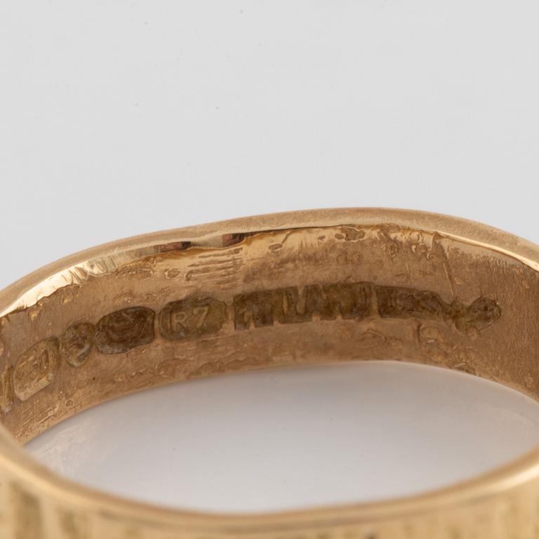 Björn Weckström, ring, 18K guld, Lapponia 1970, Finland.