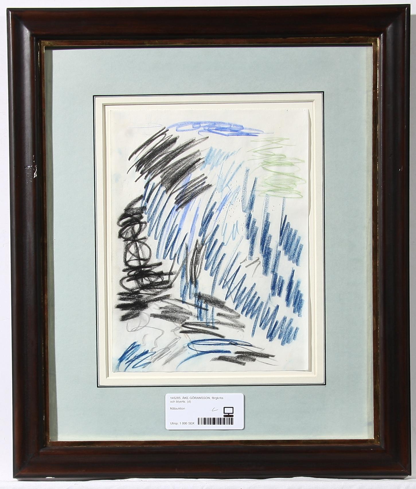 ÅKE GÖRANSSON, färgkrita och blyerts.