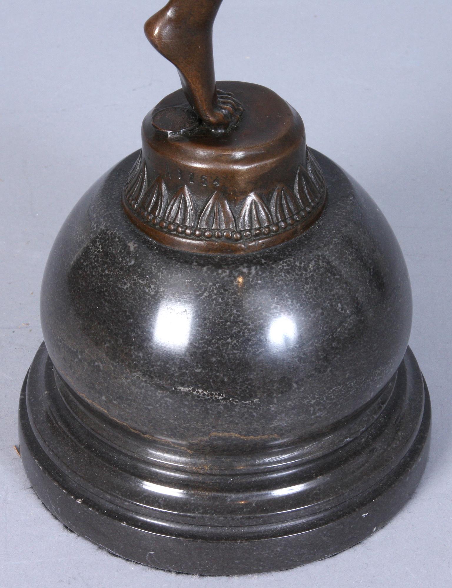 SKULPTUR, brons, märkt CL.JR. COLENEI, 2000-tal.