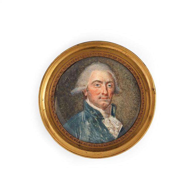 Peter Adolf Hall, Man wearing blue jacket.