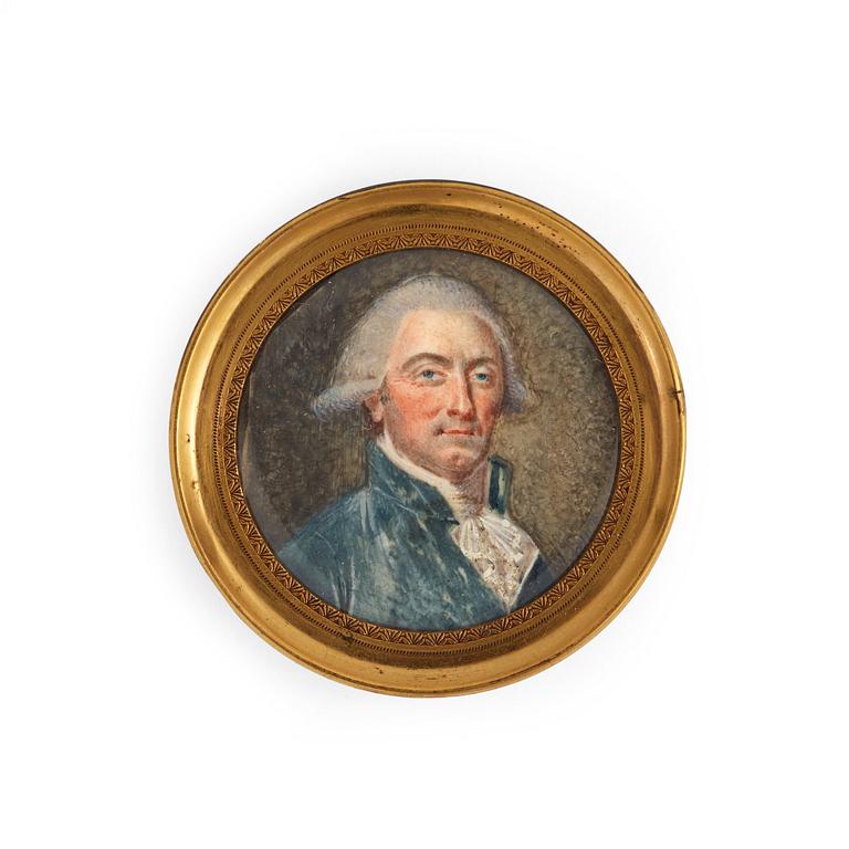 Peter Adolf Hall, Man wearing blue jacket.