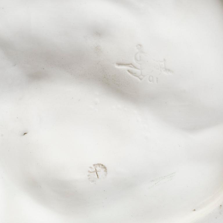 FOUR PARIAN FIGURES, Gustafsberg, ca 1900.