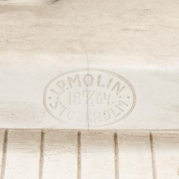 Johan Peter Molin, after, "Belt buckle" Gustavsberg parian around 1900.