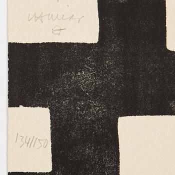Eduardo Chillida, litografi, 1984, signerad med blyerts och numrerad 134/150,
