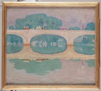 Elis Åslund, Strolling the Kew bridge.