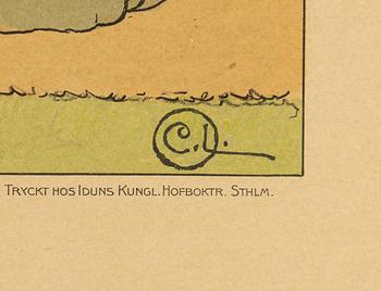 Carl Larsson, 'Ute blåser sommarvind' ('Summer winds are blowing outside').