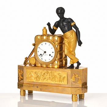 A Swedish Empire mantel clock by G. Undén.