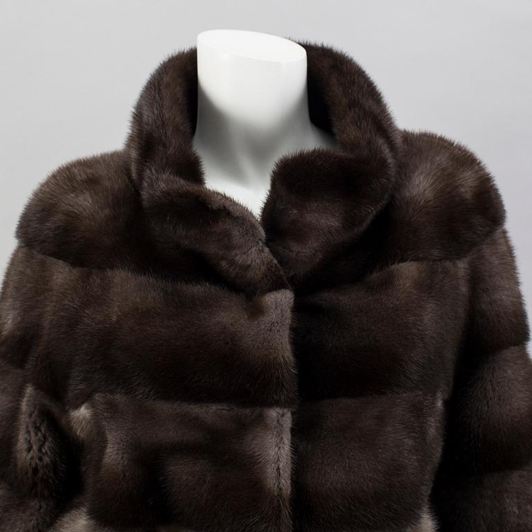 SUPERMA, fur jacket/coat, italian size 44.