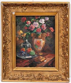 Constantine Korovine, STILL LIFE WITH FLOWERS.