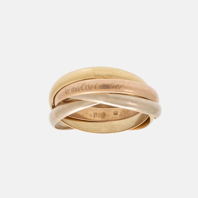 Cartier, ring "Trinity", 18K guld.