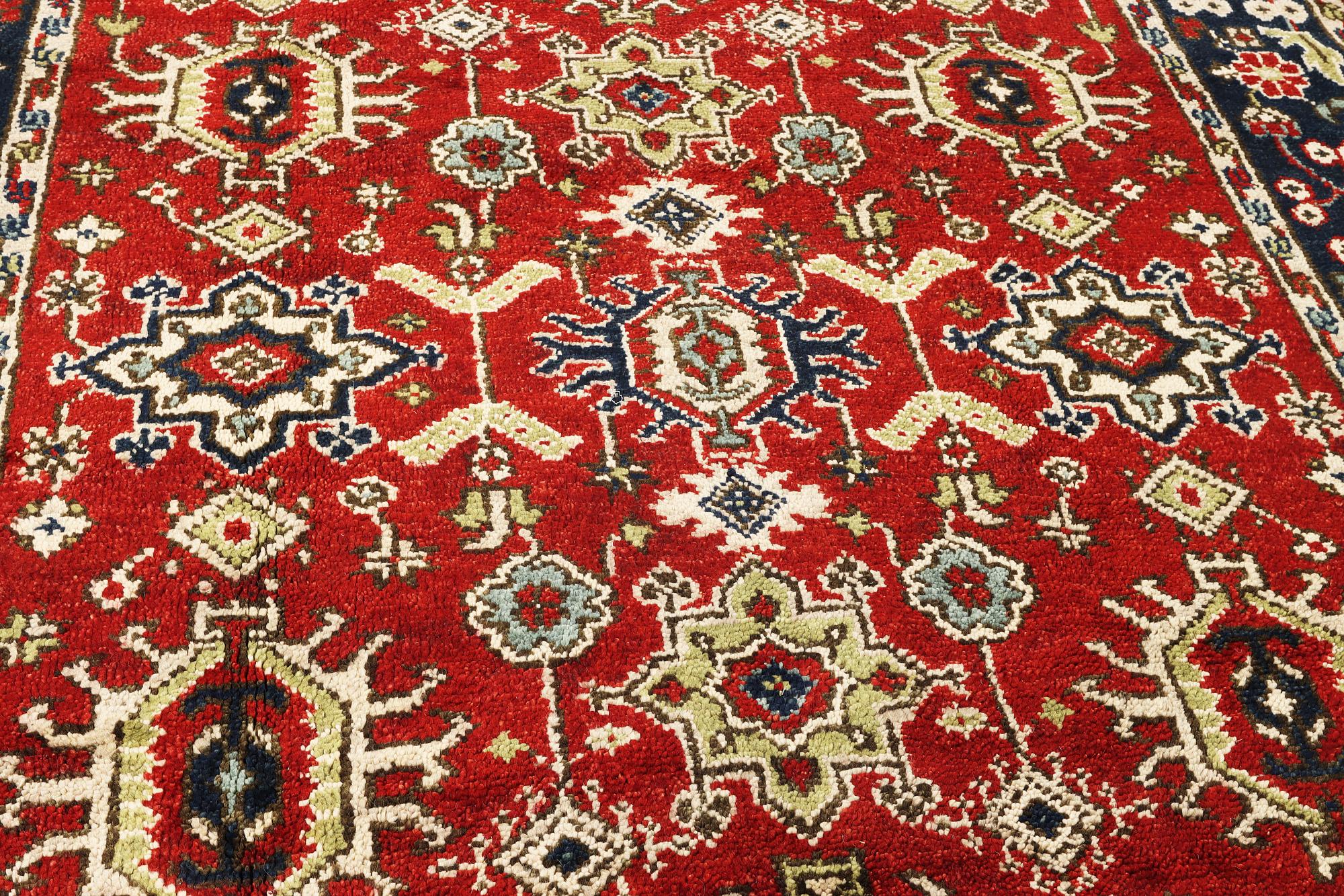 A carpet, Mamluk design, c. 308 x 242 cm.