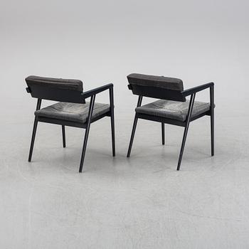 Gio Ponti, a pair of 'Dormitio' armchairs, L'abbate, Italy.