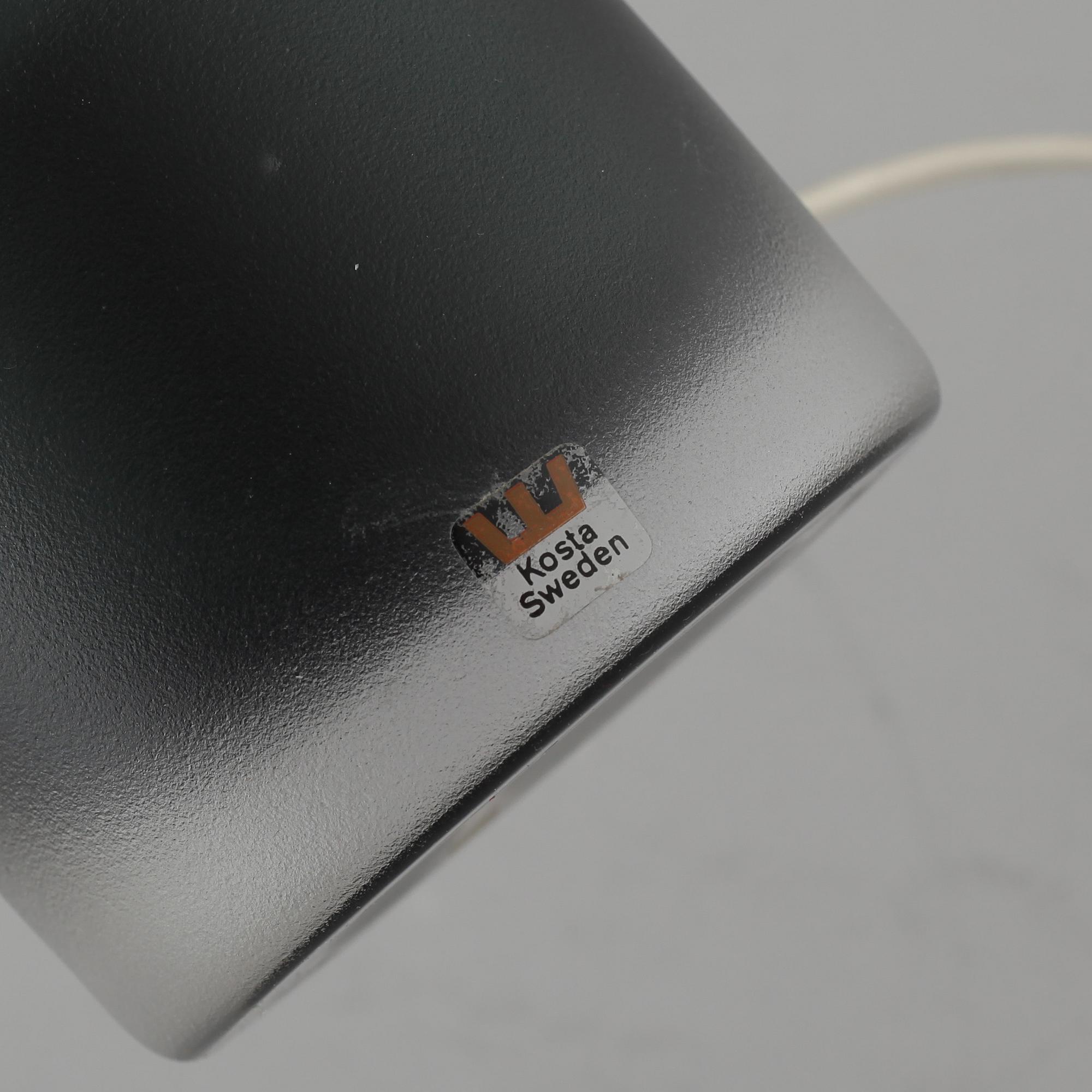 OVE SANDBERG, bordslampa, Kosta, 1900-talets andra hälft.