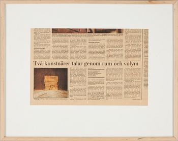 ANDERS WIDOFF, 2 st, litografi samt blad signerat och numrerat 1/10.
