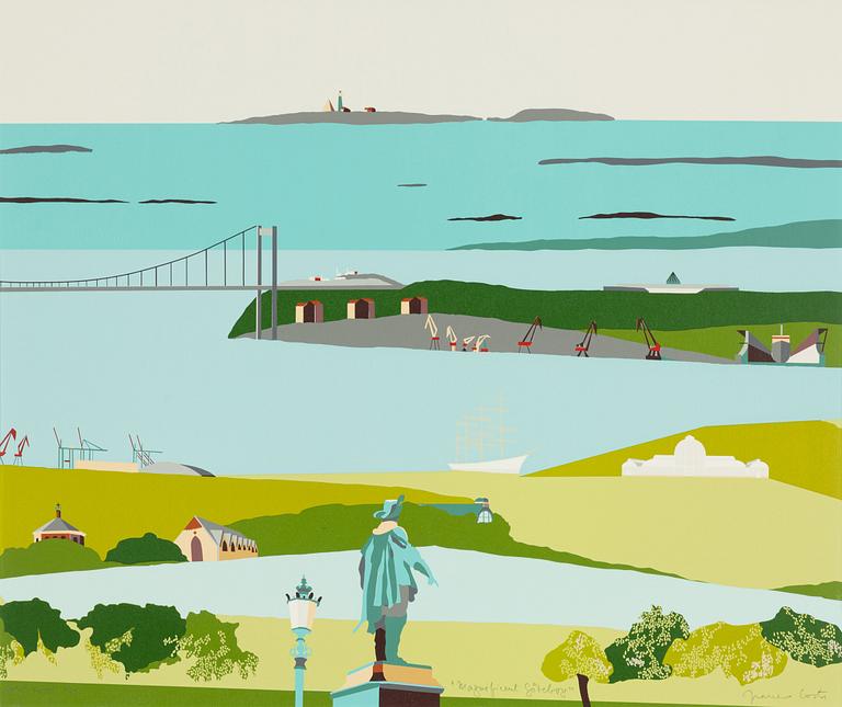 Franco Costa, "Magnificent Gothenburg", triptyk.