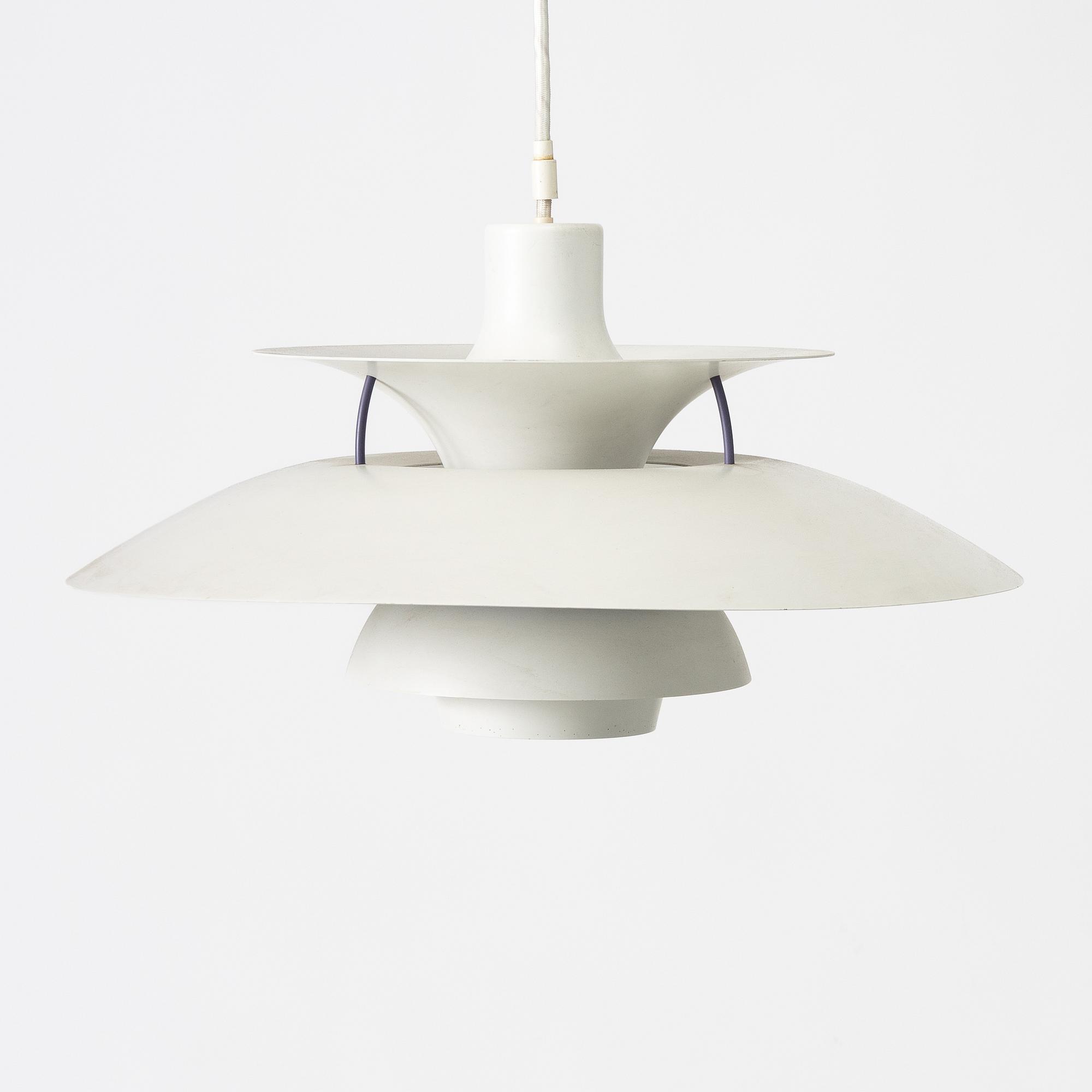 Poul Henningsen, a 'PH 5' ceiling lamp, Louis Poulsen, Denmark.