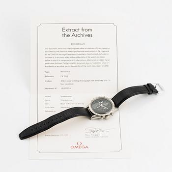 Omega, Speedmaster, chronograph, "2915-1", "Broad Arrow hands", ca 1957.
