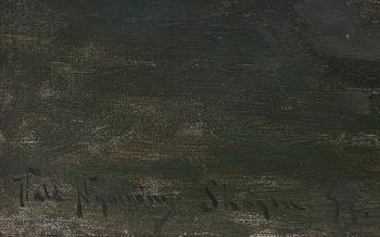 Valdemar Nyström, Månskenspromenad på Skagen.