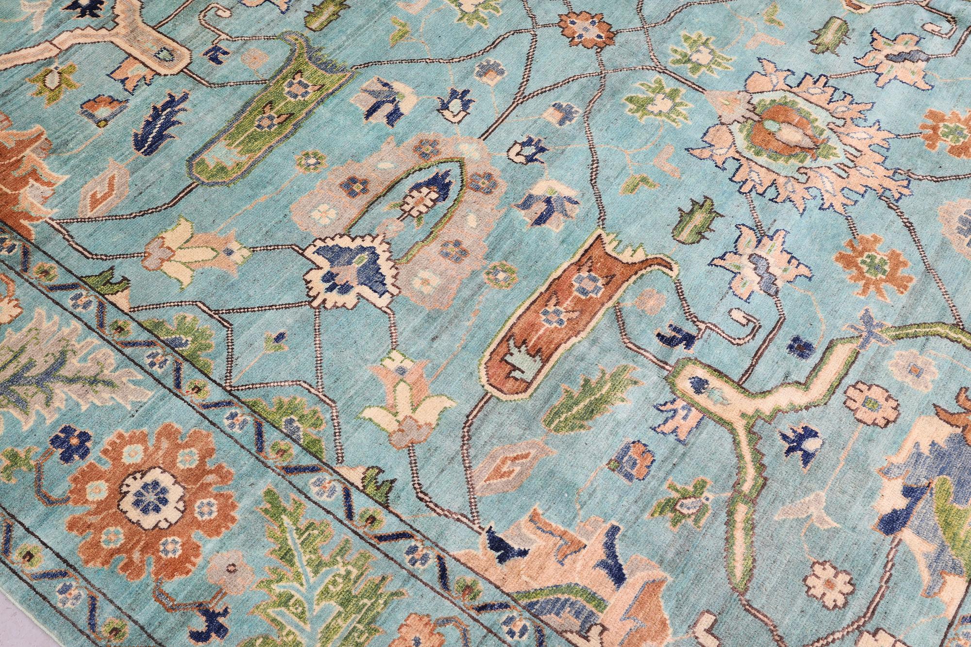 A rug, Ziegler design, approx. 290 x 235 cm.