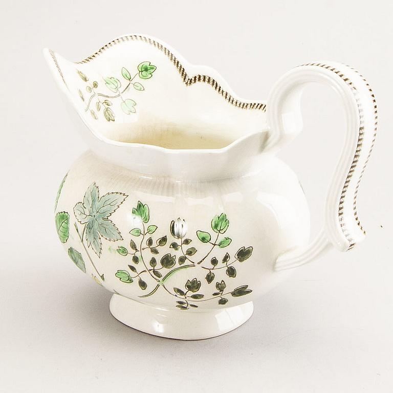 Arthur Percy, a 56-piece creamware dinner service 'Christina', Gefle.