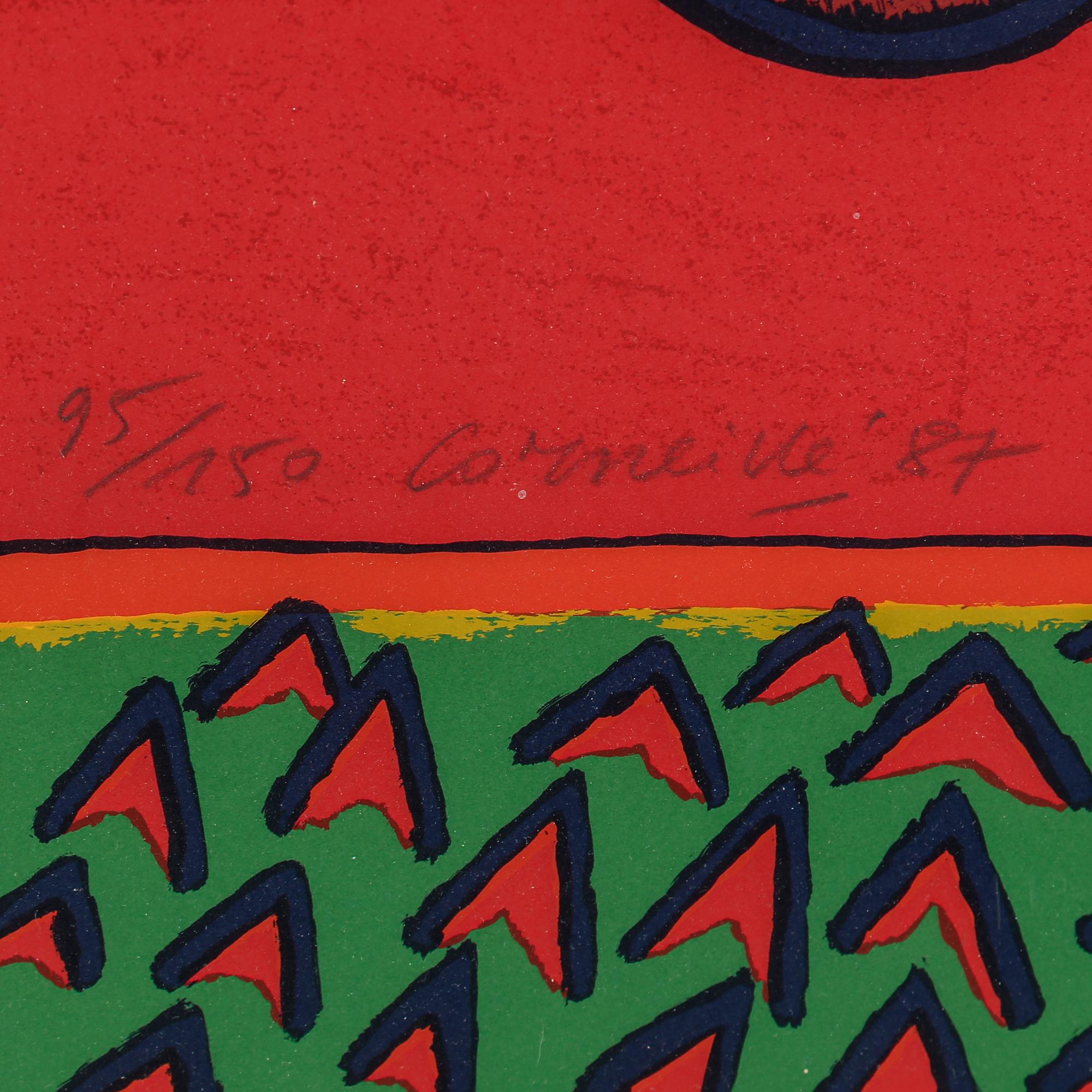 BEVERLOO CORNEILLE, litografi, signerad och numrerad 95/150, daterad 87.