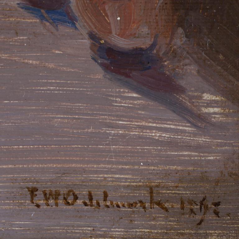 FRANS WILHELM ODELMARK, olja på duk, sign o otydl dat.