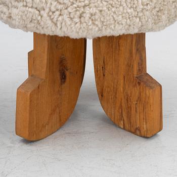 Bernt Bäckdahl, a pair of stools, one signed and dated -79.