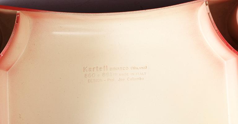 STOL, modell nr 4867 Joe Colombo, Kartell, Italien, 1960-tal.