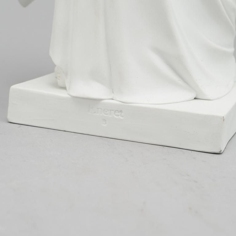 Four parian figurines, Bing & Gröndahl and Royal Copenhagen.