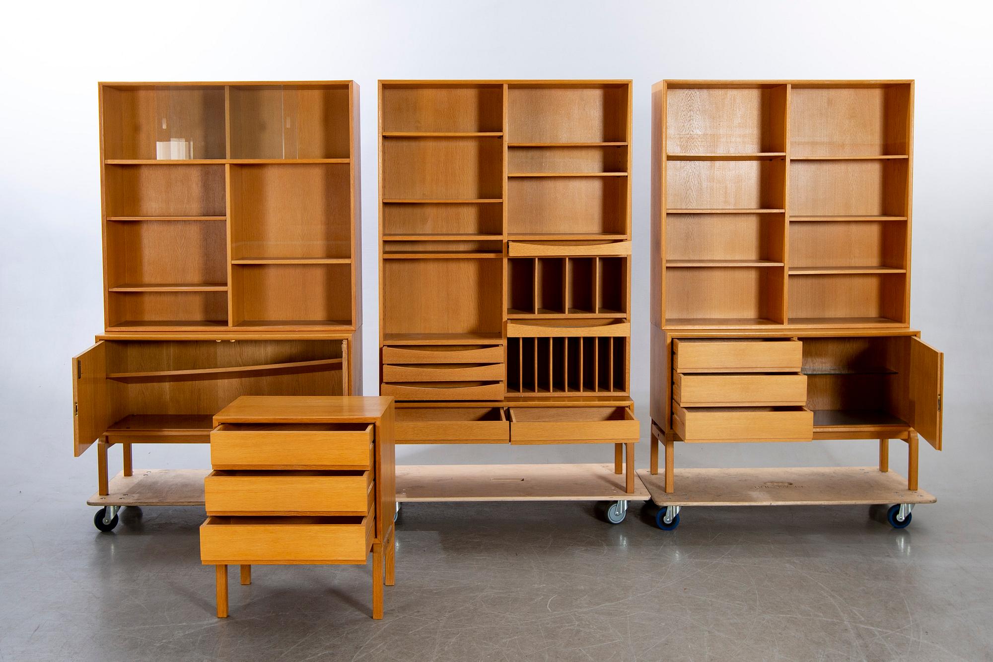 Bokhyllesystem, Ikea, Marian Grabinski, 1960-tal, ek.