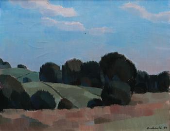 ERKKI HEIKKILÄ, öljy kankaalle, signeerattu ja päivätty -89.