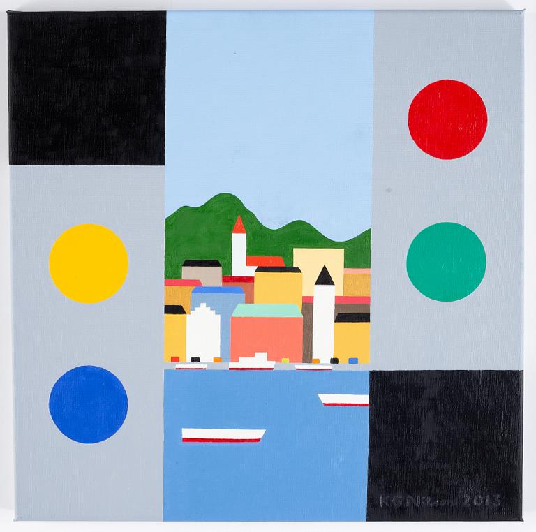 KG Nilson, oil on canvas, signed KG Nilson and dated 2013.