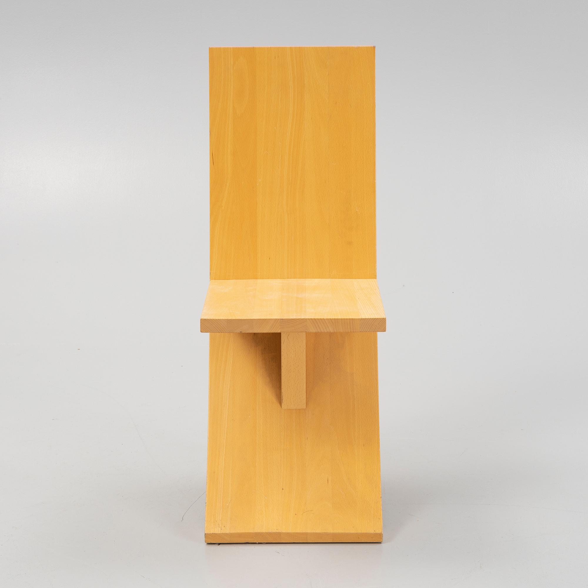 A 'Excent' beech chair, by Jonas Palmius, Gärsnäs 1992