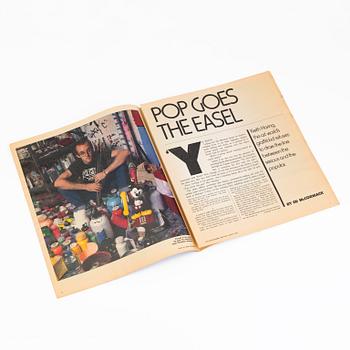 KEITH HARING, signed Daily News Magazine, "For Tony, Love", dat. -85.