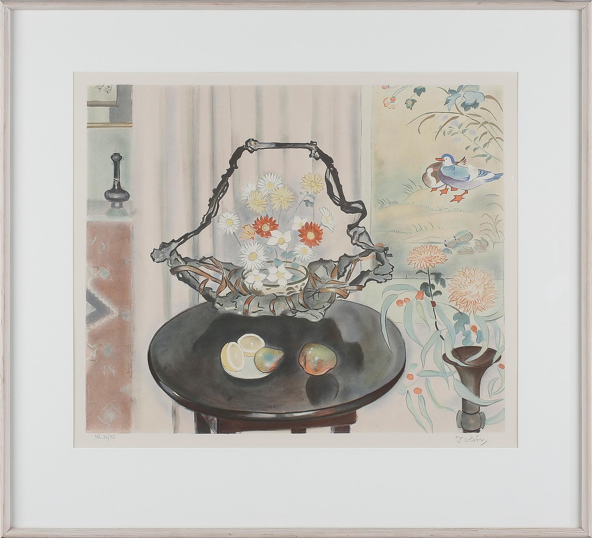 EINAR JOLIN, färglitografi, signerad och numrerad HC 26/45.