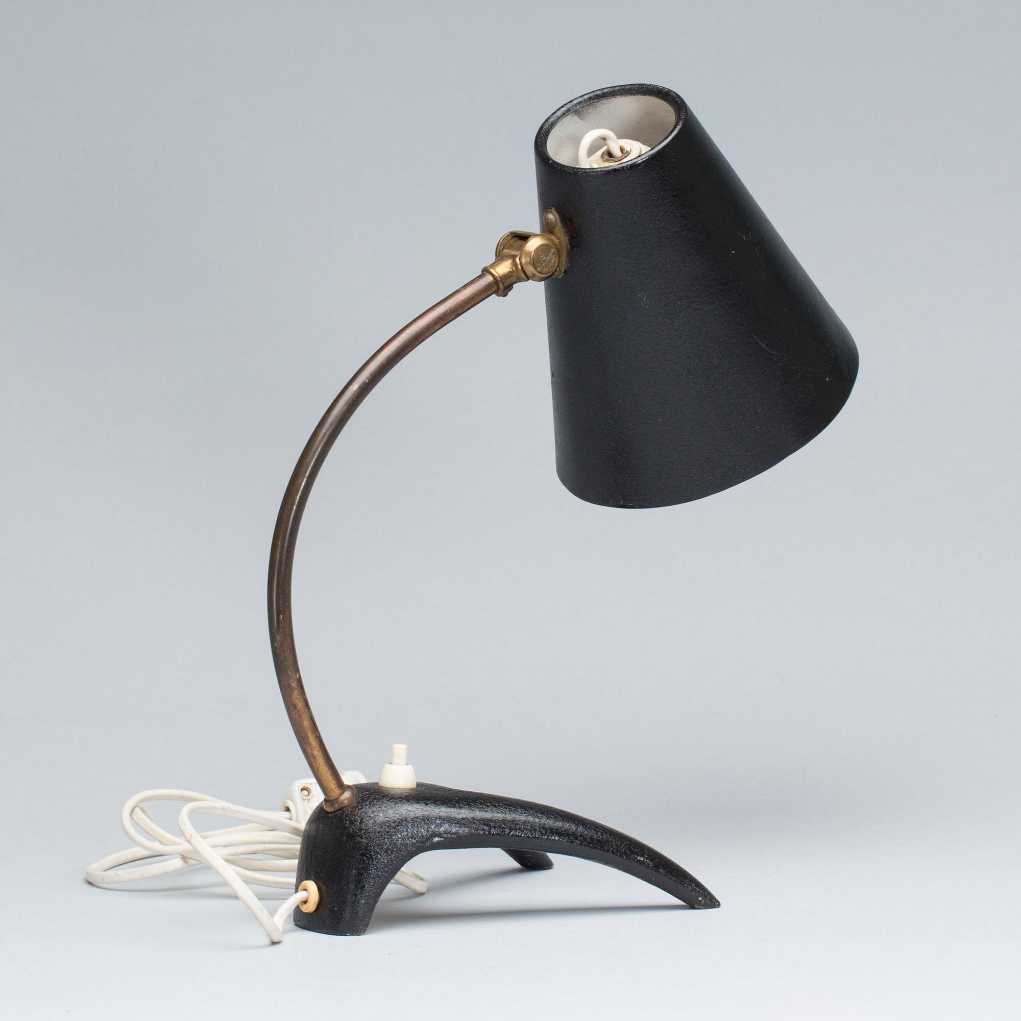 BORDSLAMPA, EWÅ, 1900-talets andra hälft.