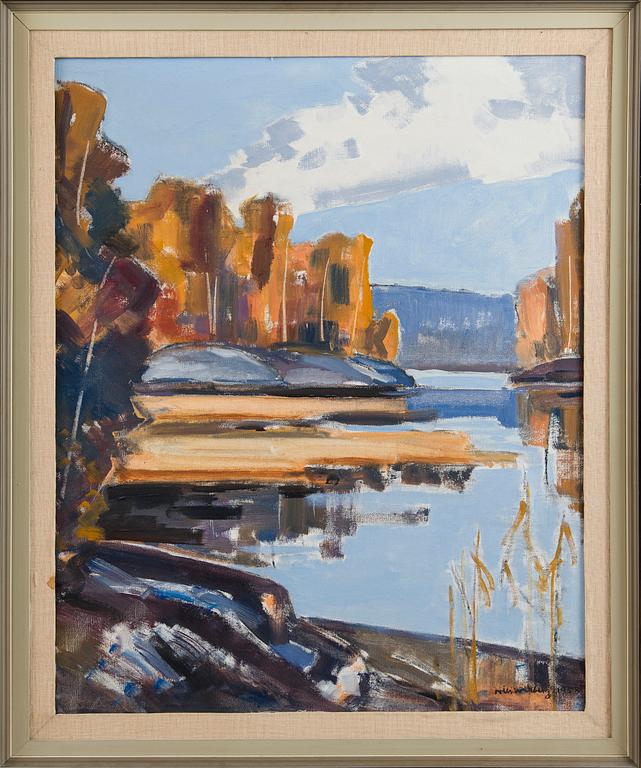 Nils Wikberg, Lake Landscape.