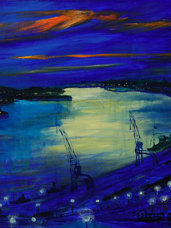 Bertel Bertel-Nordström, View of Stockholm.