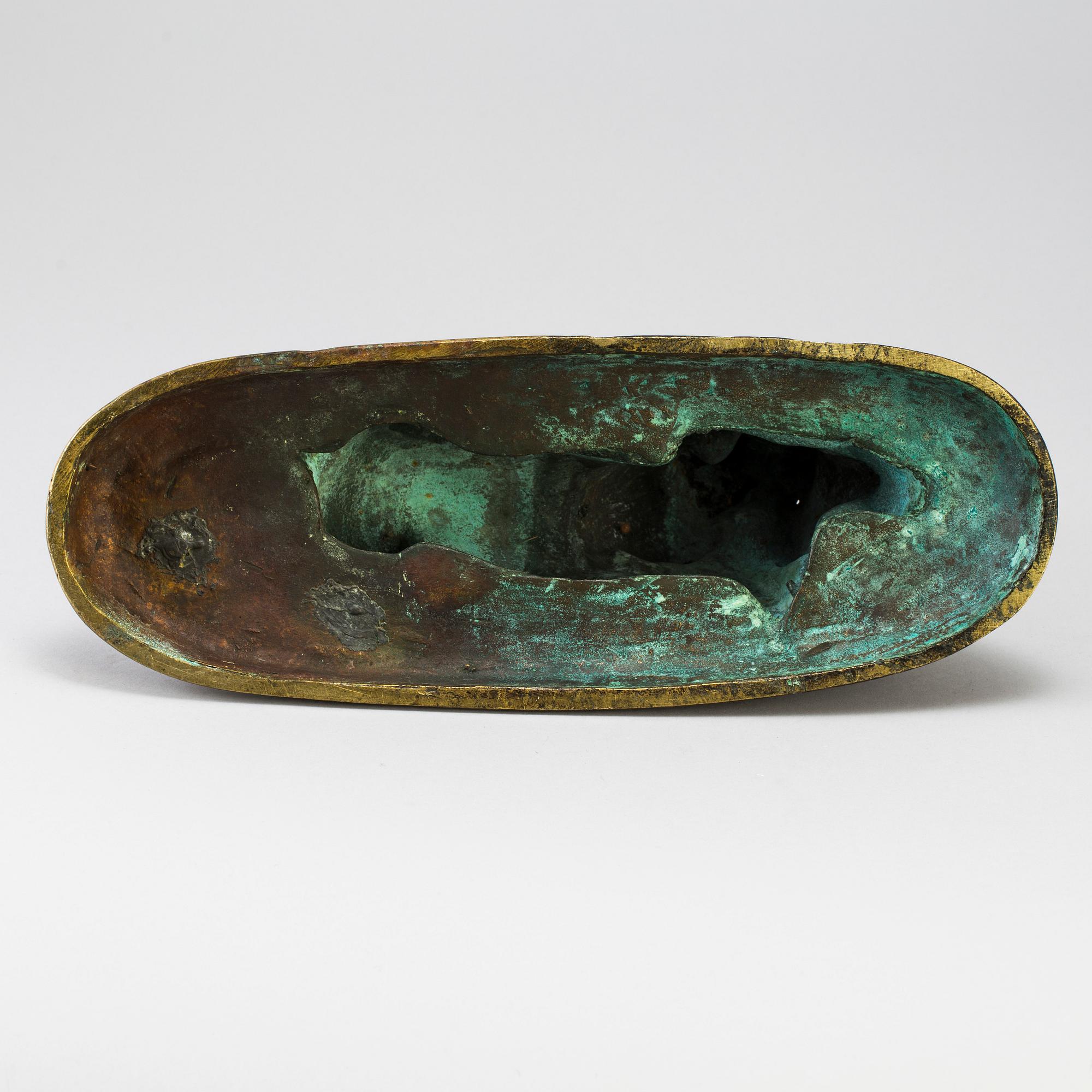 A bronze sculpture by Paul-Édouard Delabrièrre, 19th century.