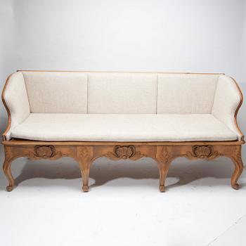 TRÅGSOFFA, rokoko/rokokostil, 1700/1800-tal.