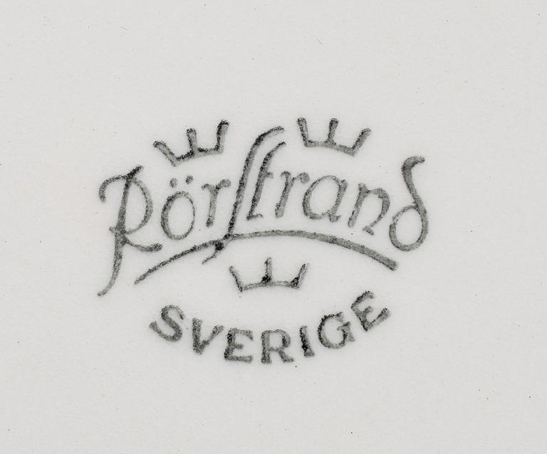 SERVISPORSLIN, 16 del, "Blå Eld", Hertha Bengtsson, Rörstrand.