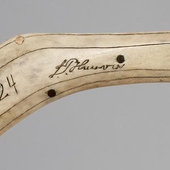 SAMEKNIV, signerad SP Huuva ? och daterad Rautasjärvi, 1924.
