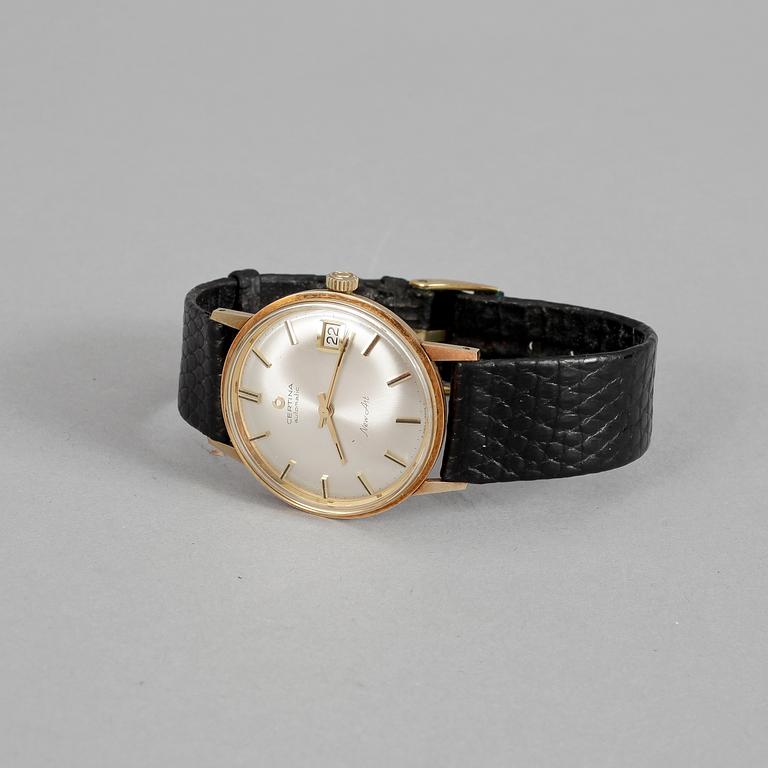 ARMBANDSUR, 18 k guld, Certina New Art, automatic, 1900-talets tredje kvartal.