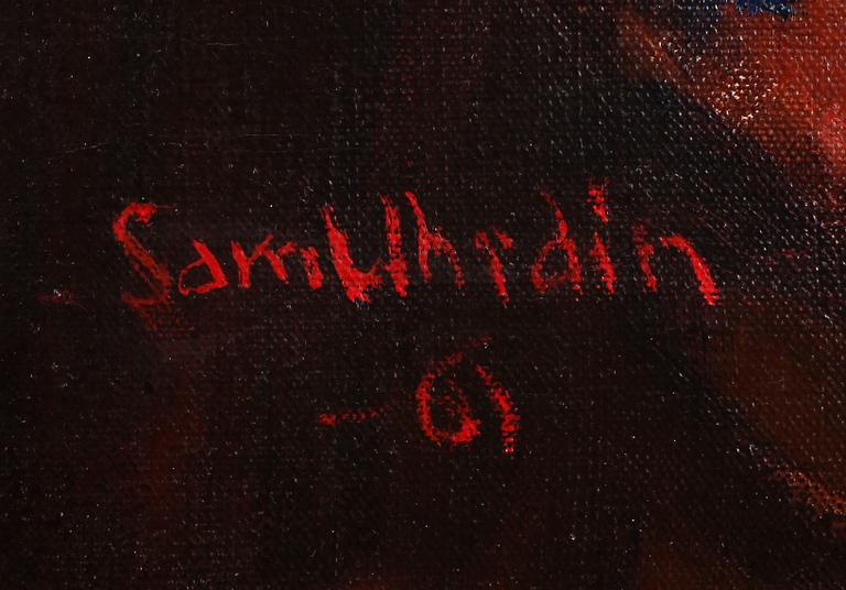SAM UHRDIN, olja på duk, signerad och daterad -61.
