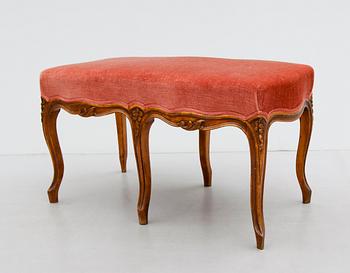 TABURETT, rokokostil, 1900-talets mitt.