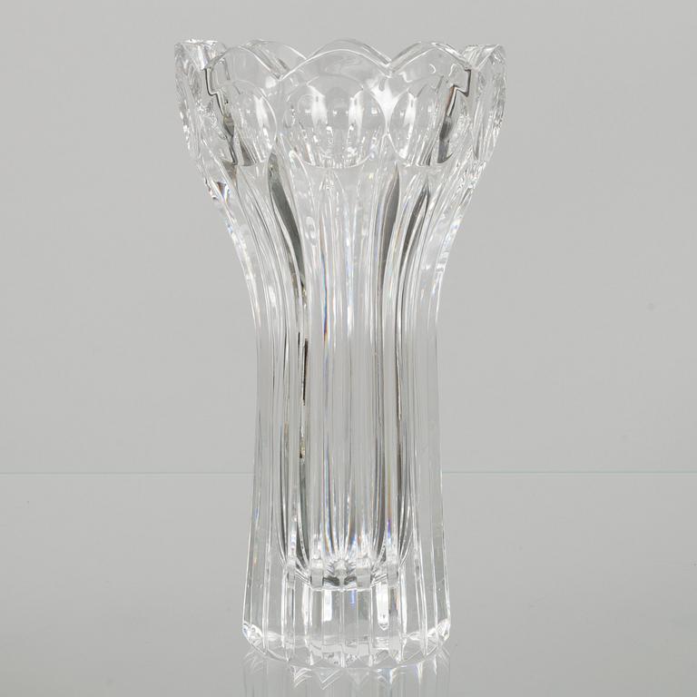 VAS, glas, signerad Aimo Okkolin Riihimäen Lasi.