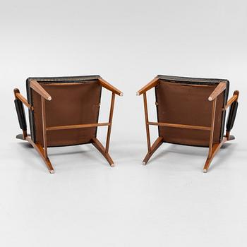 Josef Frank, a pair of model 695 armchairs, Firma Svenskt Tenn, Sweden.