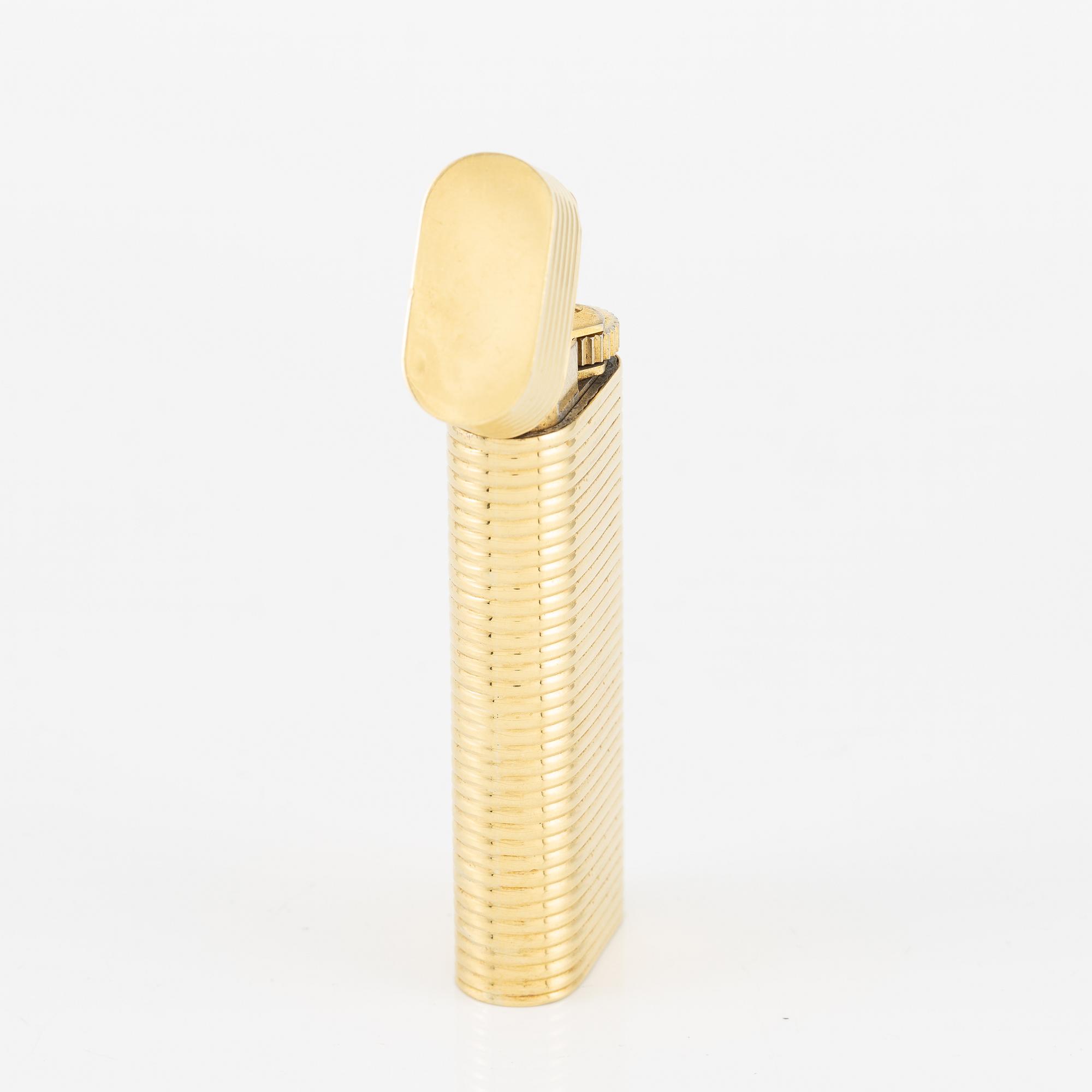 Cartier, lighter, gilded,